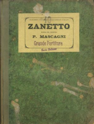 Mascagni - Zanetto - Partitur