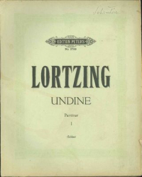 Lortzing - Undine - Partitur