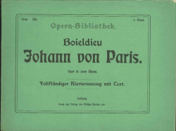Boieldieu - Johann von Paris