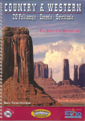 Country & Western - 20 Folksongs - Gospel - Spirituals - für Steirische Harmonika