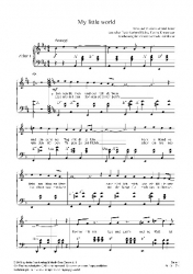 My little world (Ausgabe für Zither-Quartett)