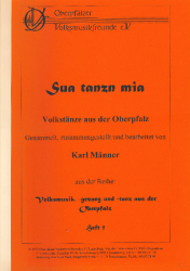 Männer Karl - Volksmusik, -gesang und -tanz aus der Oberpfalz - Heft 1