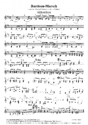Barrison-Marsch op. 536 (für Schrammelquartett)